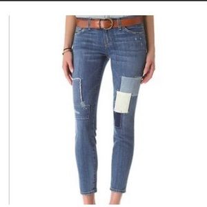 Current Elliott Patchwork Jeans Size 28
